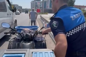 ATV’si bozulan özel bireyin imdadına zabıta yetişti