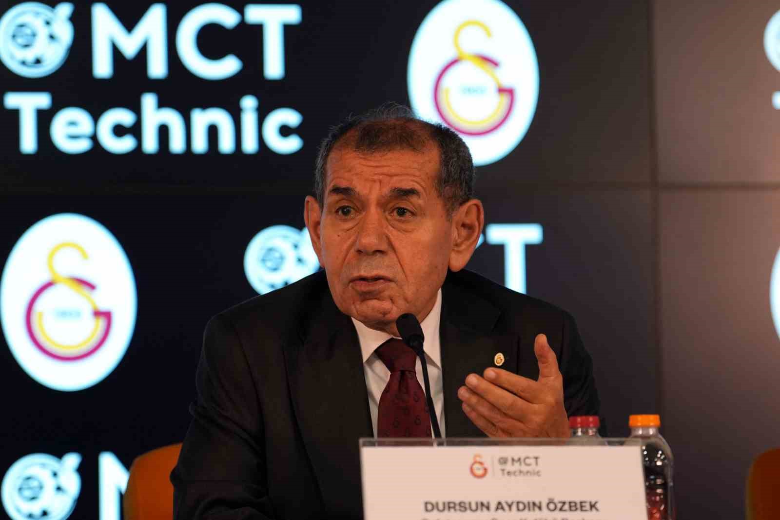 Dursun Özbek’ten Barış Alper Yılmaz açıklaması