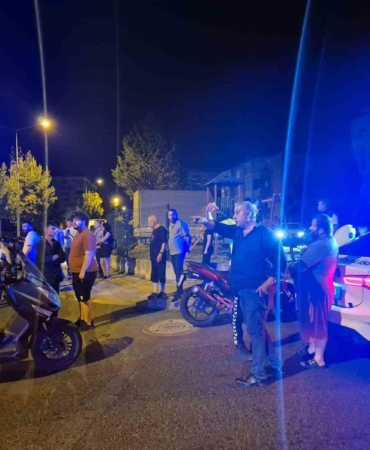 Otomobille çarpışan motosiklet devrildi: 1 yaralı