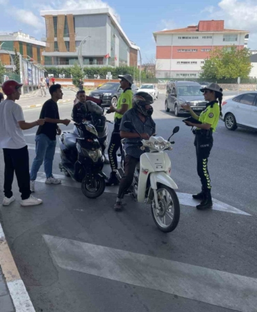 Tekirdağ’da motosiklet denetimleri