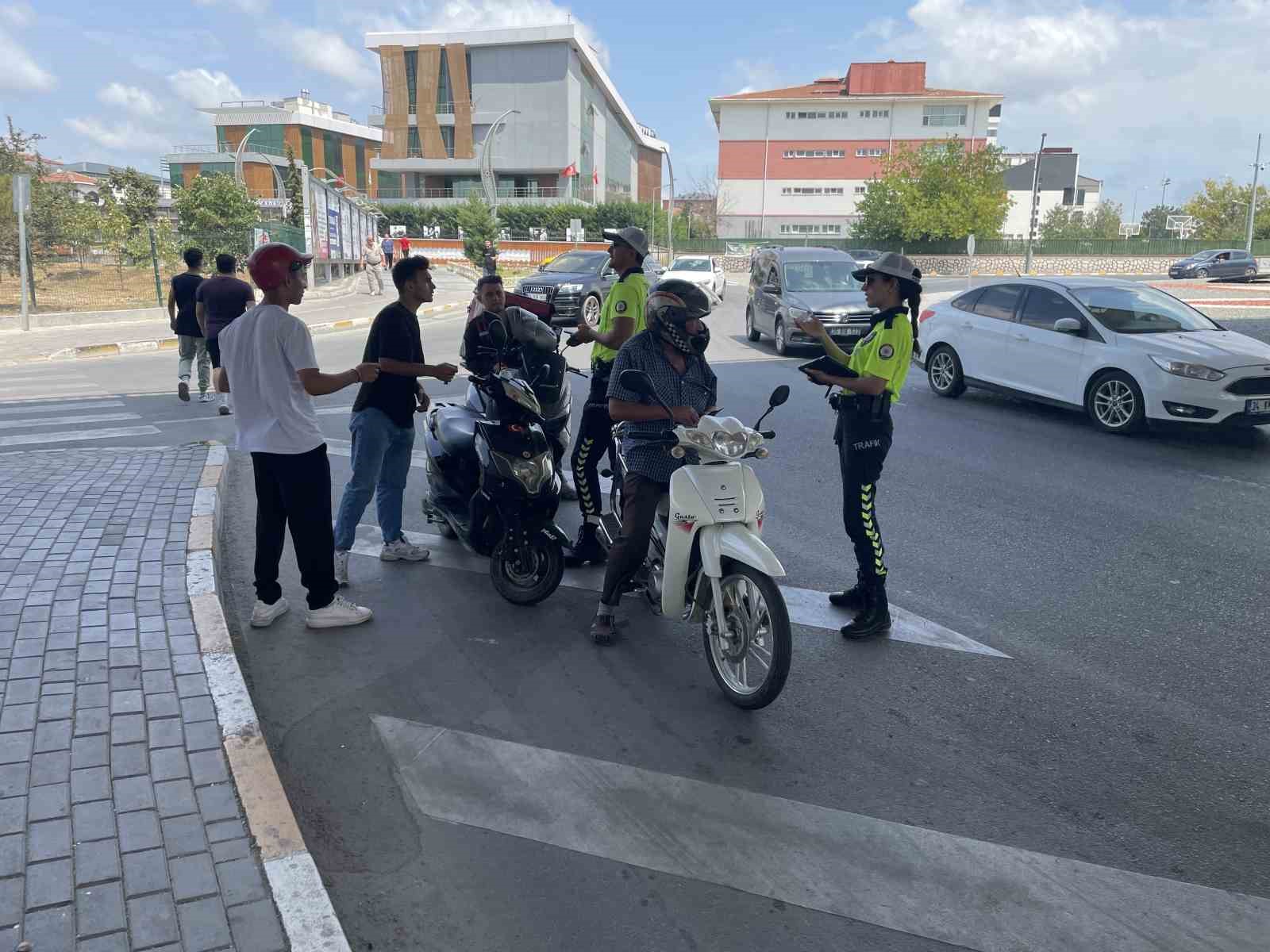 Tekirdağ’da motosiklet denetimleri