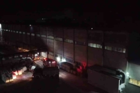 Balıkesir’de kağıt fabrikasında yangın