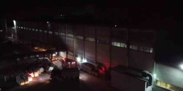 Balıkesir’de kağıt fabrikasında yangın