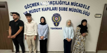 Tekirdağ’da düzensiz göçmen operasyonu