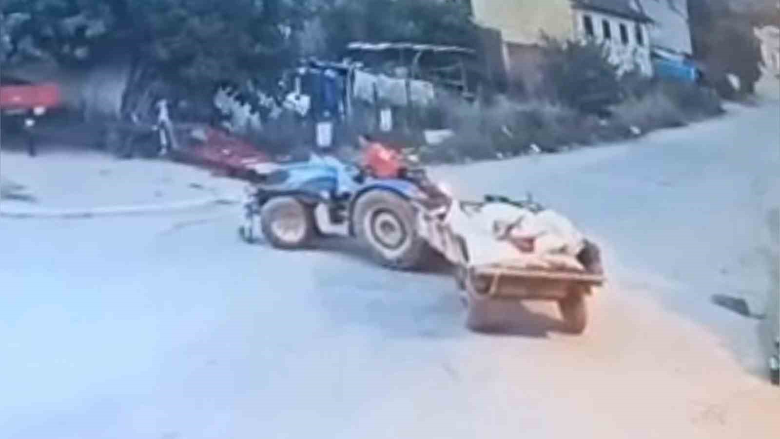Bursa’da traktörün altında kalan çocuğun görüntüleri ortaya çıktı