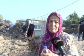 Evi yanan kadının geriye bir canı, bir kimliği, bir de telefonu kaldı