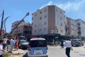 Çatı katında yapılan kaynak yangına neden oldu