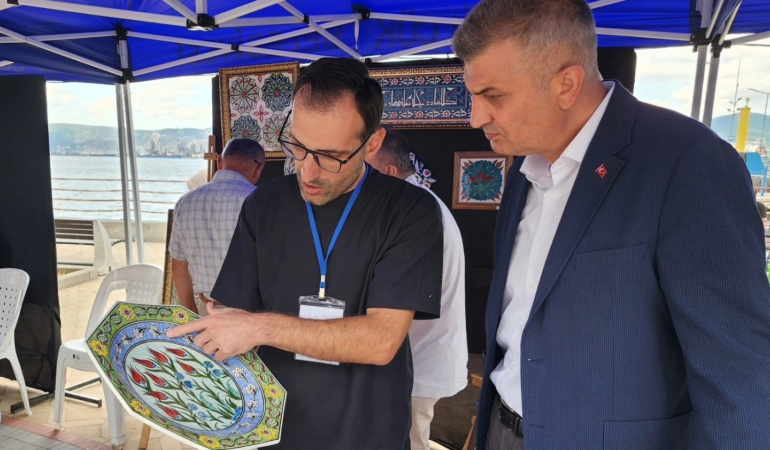 Geleneksel el sanatları Gölcük’te yaşatıldı