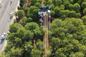 Pendik’te adrenalin ve eğlence bir arada: 161 metrelik dev kaydırak açıldı