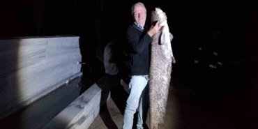 Çiçeközü Barajı’nda dev yayın balığı