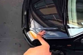 Üsküdar’da satırlı saldırgan park halindeki araçlara zarar verdi