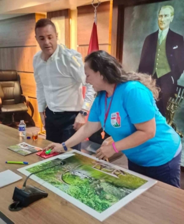 İDA SAR ekibinden Başkan Akın’a ziyaret