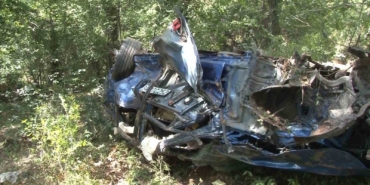 Şile’de otomobil ormanlık alana uçtu: 1 ölü