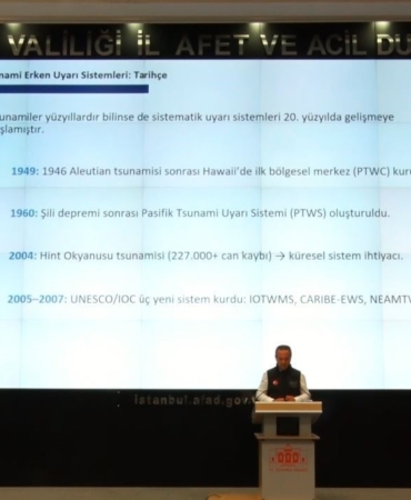 İstanbul’da tsunami erken uyarı ve tahliye planlama toplantısı yapıldı