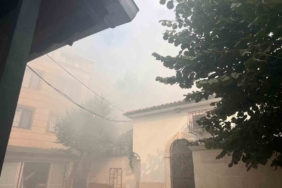 Balat’ta hamamda yangın paniği