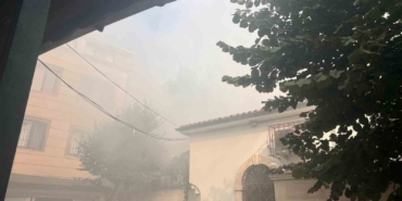 Balat’ta hamamda yangın paniği