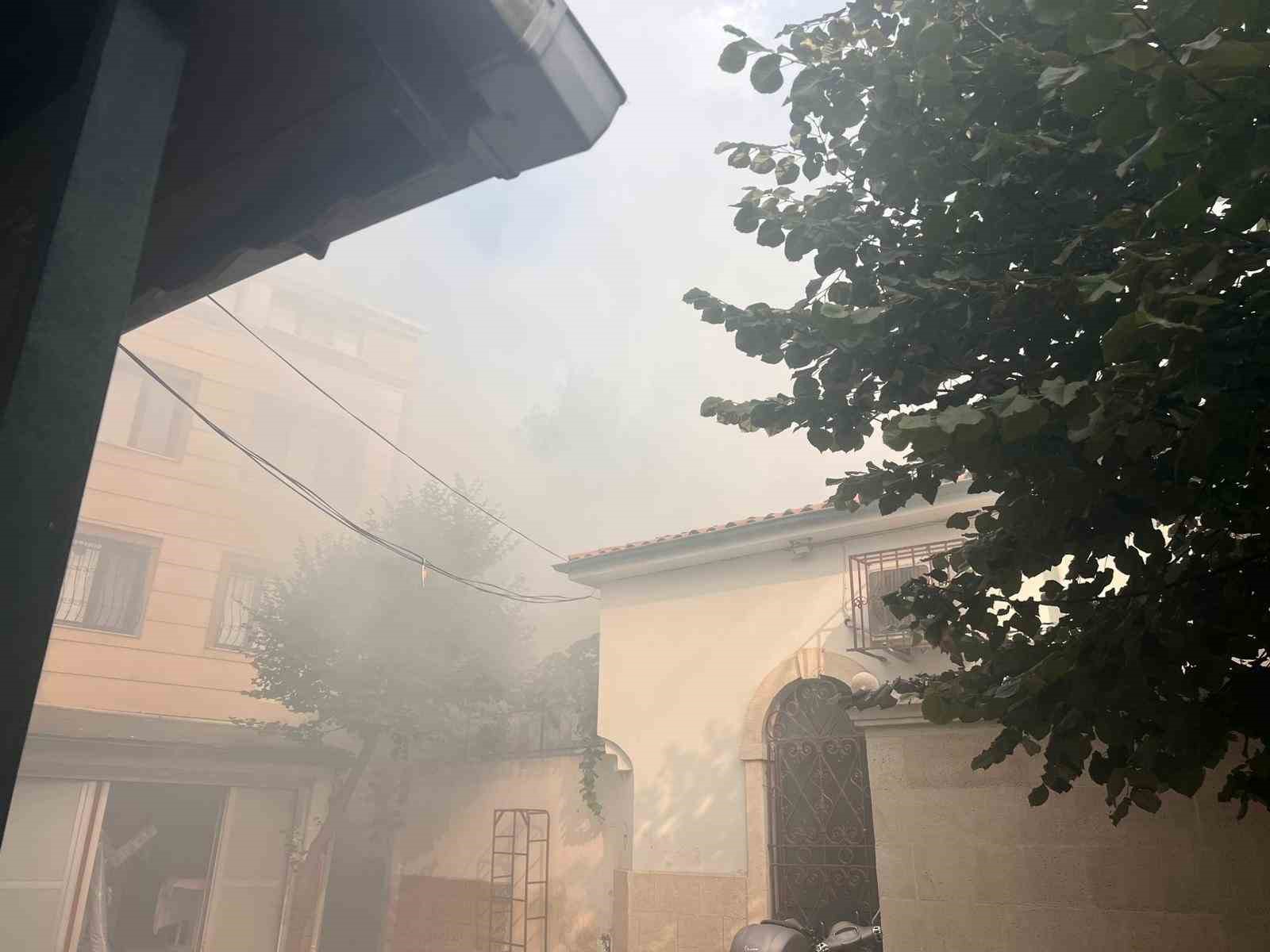 Balat’ta hamamda yangın paniği