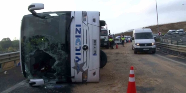 Kuzey Marmara Otoyolu’nda yolcu otobüsü devrildi: 3 ölü, 20 yaralı