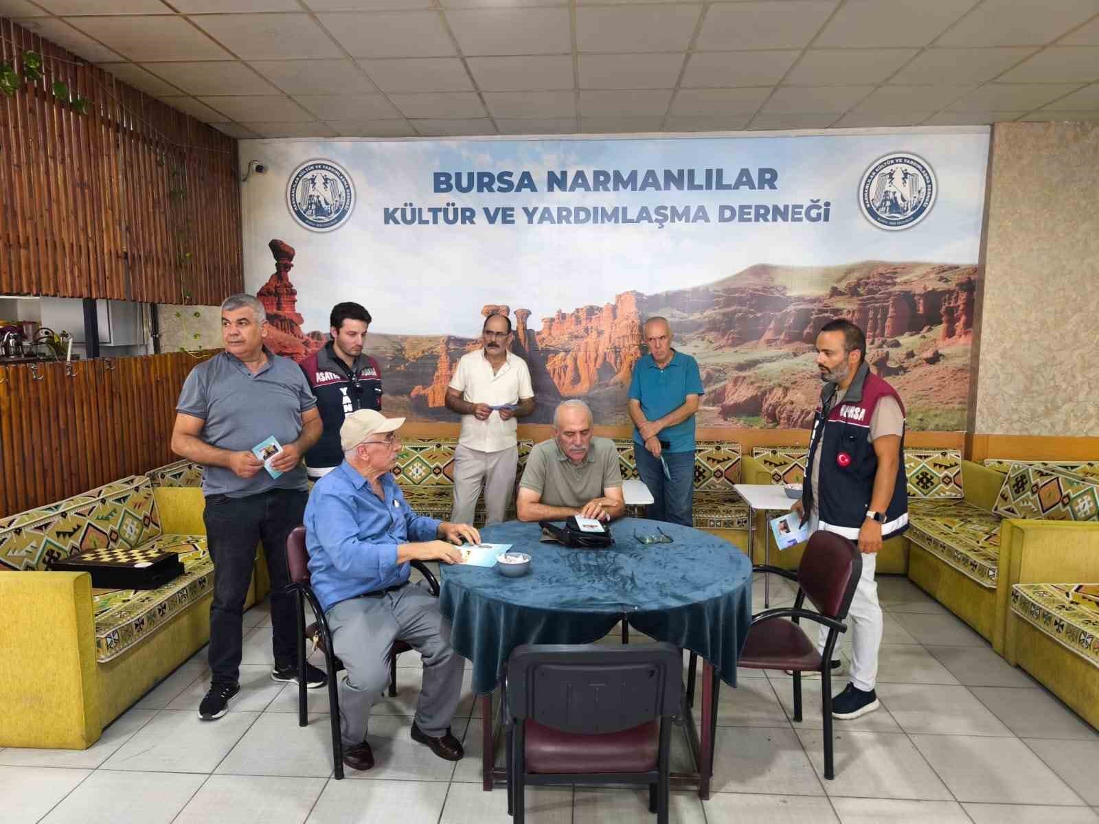 Bursa’da dolandırıcılara karşı 100 bin kişiye bilgilendirme