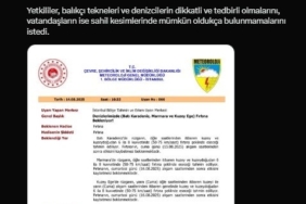 Sakarya kıyılarında fırtına uyarısı