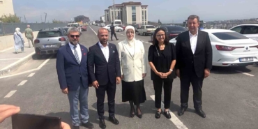 Yalova’da çöken hastane yolu yapılarak yeniden trafiğe açıldı