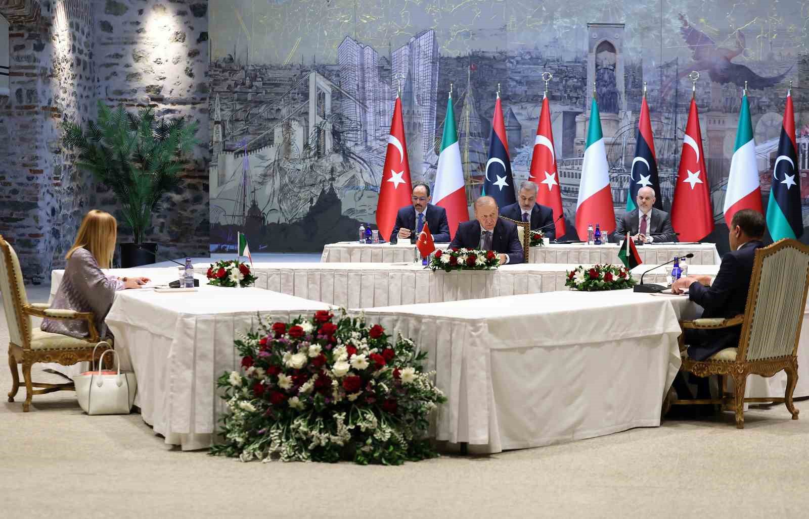 İstanbul’da Türkiye-İtalya ve Libya arasında üçlü zirve