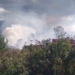 Sazlık alanda korkutan yangın