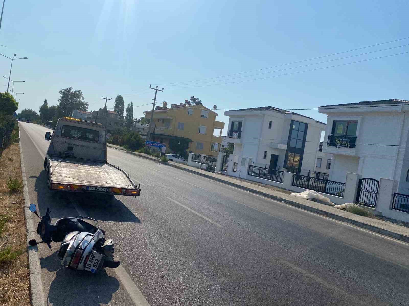 Çanakkale’de motosiklet kazası: 1 ölü, 1 yaralı
