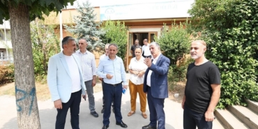 Başkan Ömeroğlu yeni kurulacak afet koordinasyon merkezini inceledi