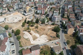 Çayırova Kent Meydanı’nda inşaat çalışmaları devam ediyor
