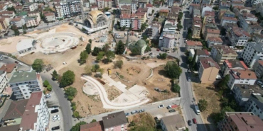 Çayırova Kent Meydanı’nda inşaat çalışmaları devam ediyor