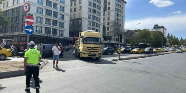 Eyüpsultan’da hafriyat kamyonu kadını ezdi