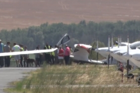 Arıza yapan uçak Hezarfen Havalimanı’na iniş yaptı