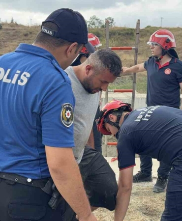 Hırsızlık için indiği kuyuda mahsur kalınca yakalandı