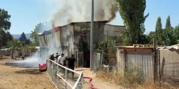 Bursa’da hayvan damı yandı: 1 at, 2 keçi telef oldu