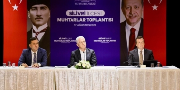 İstanbul Valisi Gül, Silivri’de muhtarlarla bir araya geldi