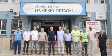 Başkan Vekili Can Aksoy’dan okullarda yapılan çalışmalara inceleme