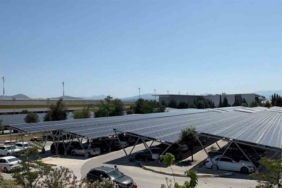 Milas-Bodrum Havalimanı’nda güneş enerjisi santrali kurulumu tamamlandı