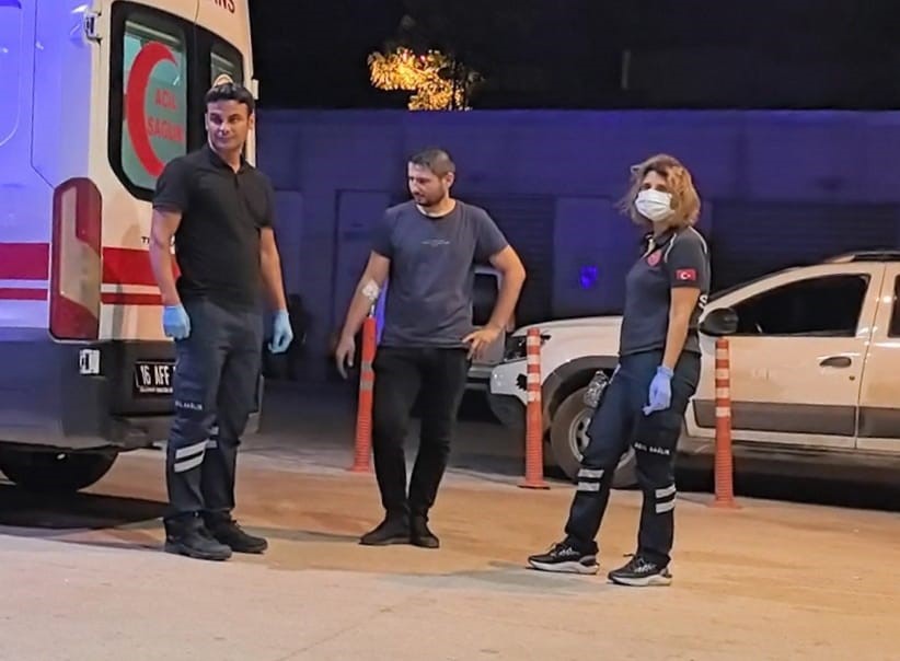 Bursa’da üzerine asit sıçrayan işçi yaralandı