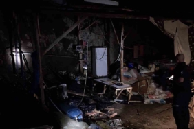 Sındırgı’da marangoz atölyesinde yangın paniği