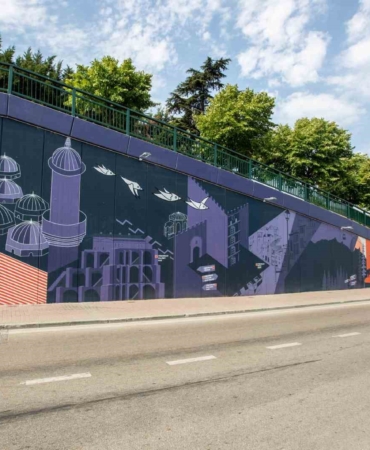 Bursa’nın turizm haritası duvarlarda canlanıyor