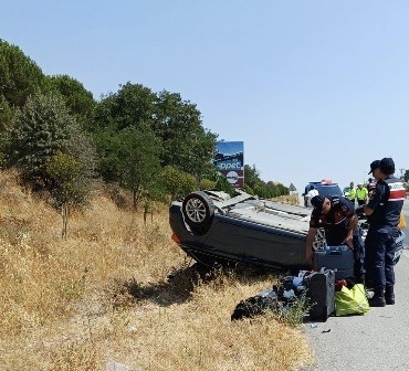 Balıkesir’de trafik kazası: 1 kişi yaralandı