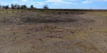 Ballıhoca Sulama Göleti kurudu