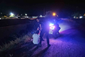 Uygulama noktasına takılmamak için kaçtı, kıskıvrak yakalandı