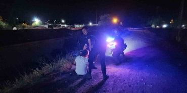 Uygulama noktasına takılmamak için kaçtı, kıskıvrak yakalandı