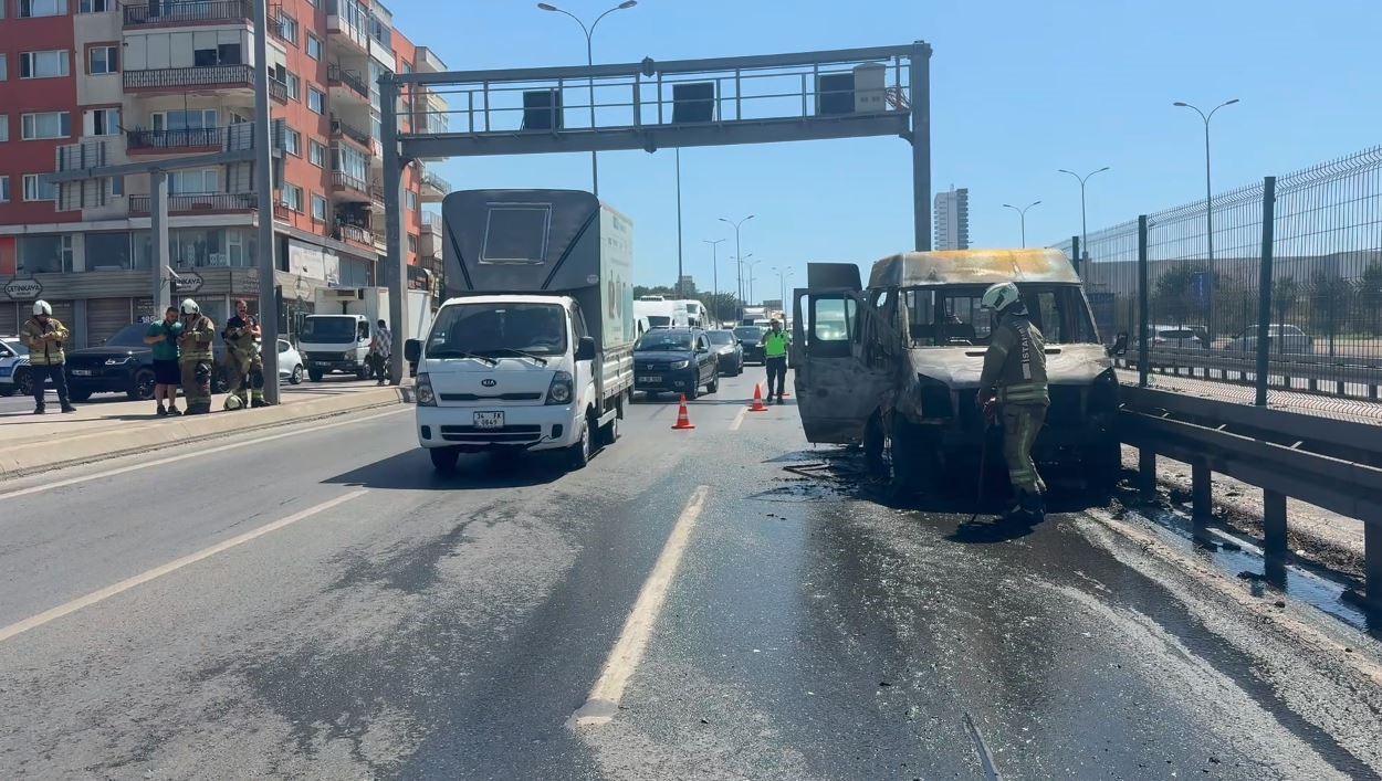 Esenyurt E5’te korku dolu anlar