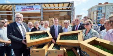 Silivri’de Kışlık Sebze Fidesi Dağıtım Töreni töreni düzenlendi