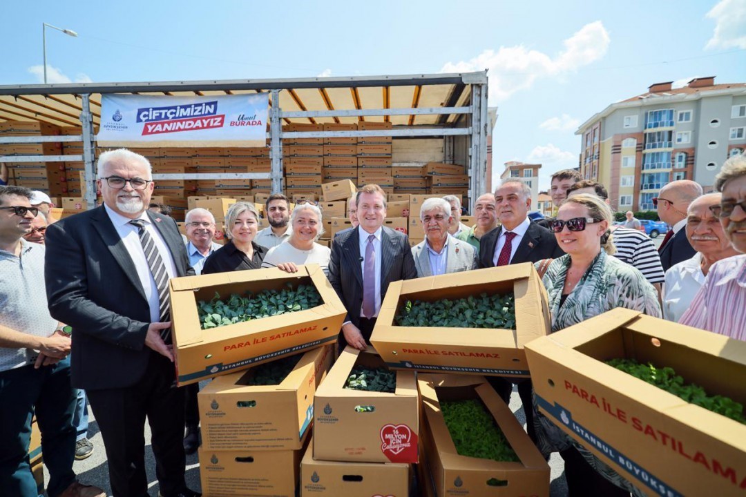 Silivri’de Kışlık Sebze Fidesi Dağıtım Töreni töreni düzenlendi