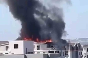 Bursa’da 6 katlı apartmanda yangın