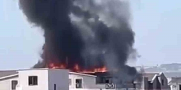 Bursa’da 6 katlı apartmanda yangın